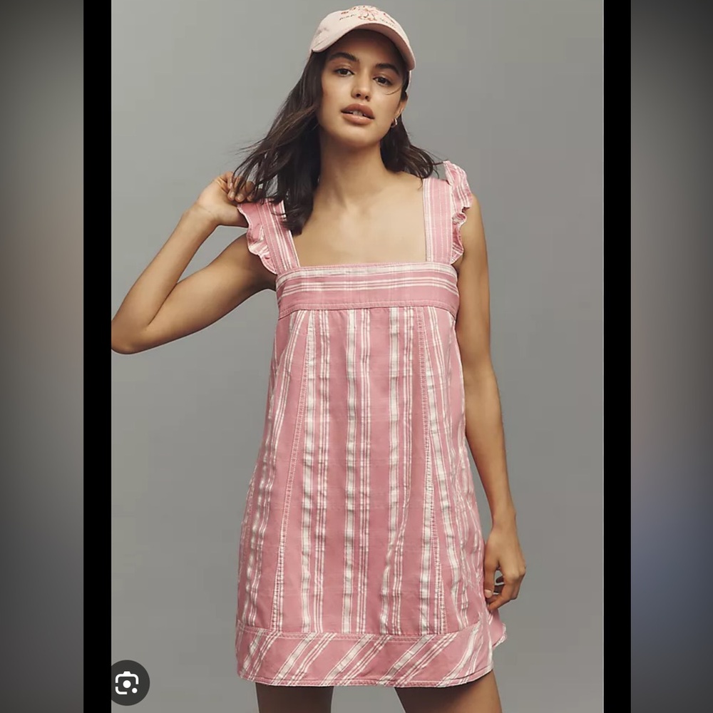 Pilcro Sleeveless Lakeside Swing Mini Dress